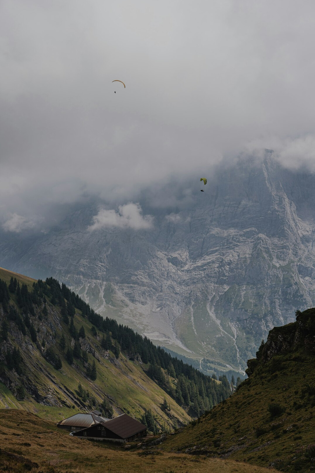 Behind the scenes of a documentary film shoot in Switzerland