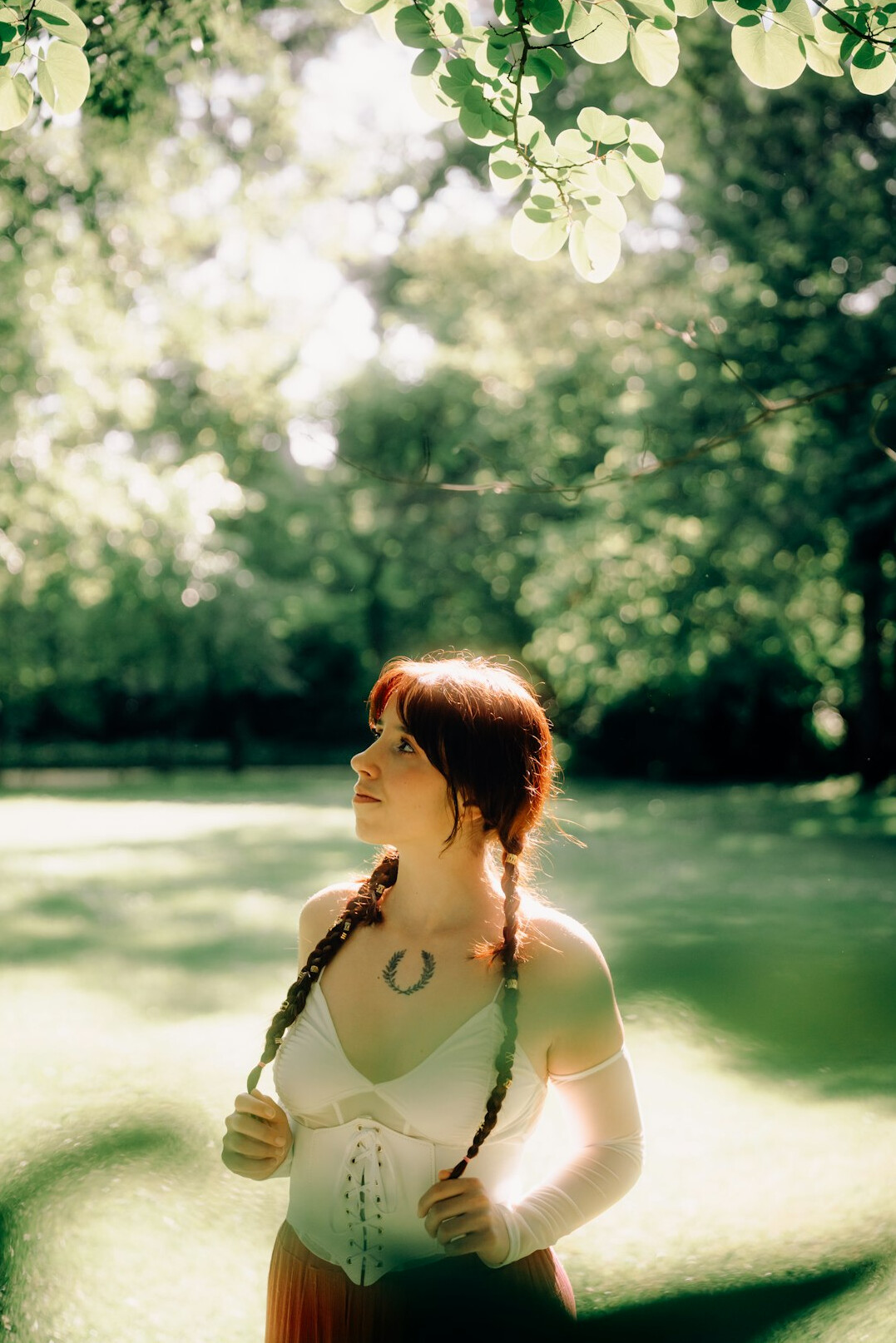 outdoor film shoot with natural light
