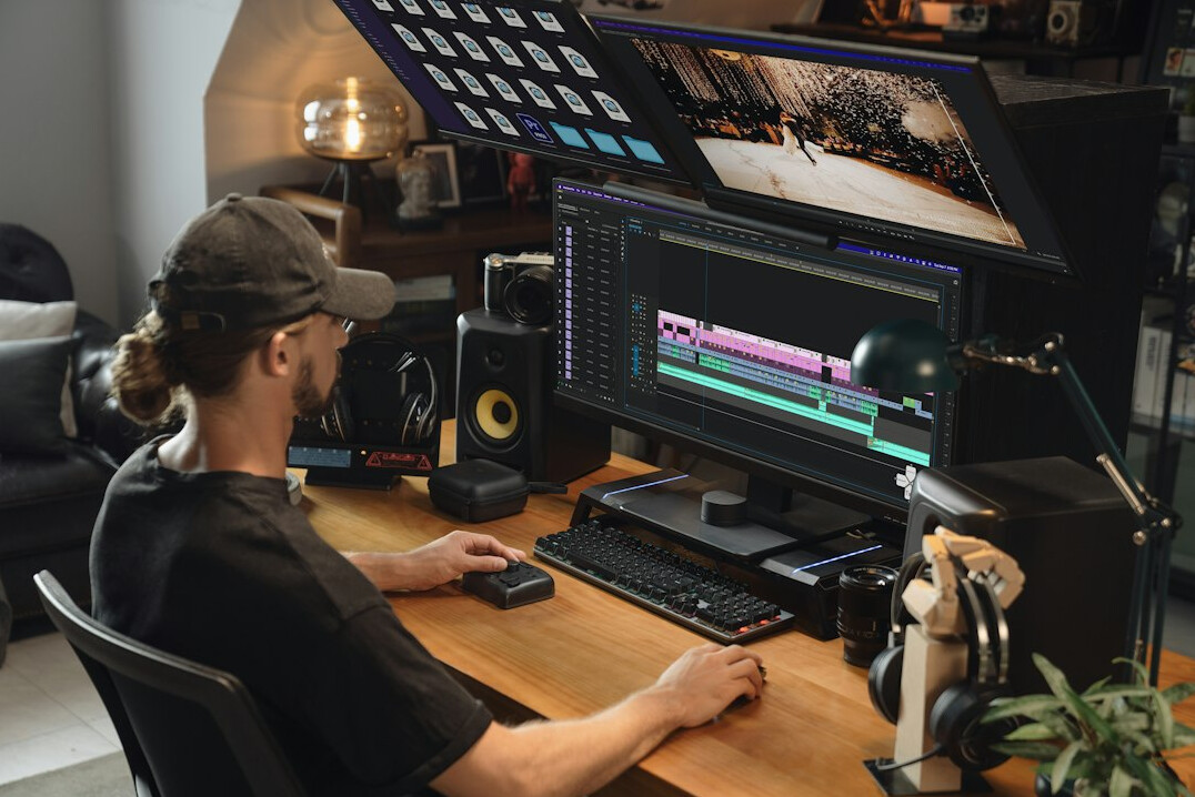 filmmaker using ai editing software